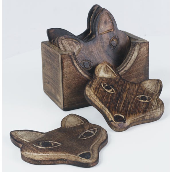 Fox Set Of 6 Coasters